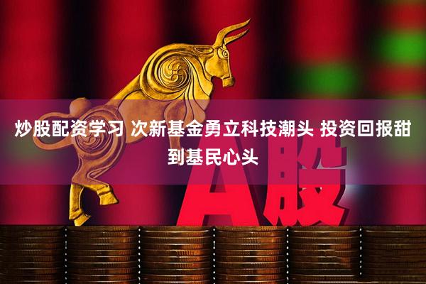 炒股配资学习 次新基金勇立科技潮头 投资回报甜到基民心头
